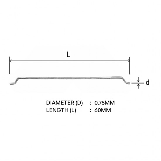 STAHLCON® HE 0.75/60 Steel Fibre Hooked-End For Concrete Reinforcement 0.75MM (D) x 60MM (L) - 20KG/BAG STAHLCON® HE 0.75/60 Steel Fibre Hooked-End For Concrete Reinforcement 0.75MM (D) x 60MM (L) - 20KG/BAG