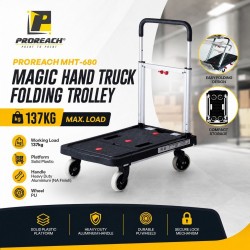 PROREACH MHT-680 Magic Hand Truck Folding Trolley 137KG Max. Load