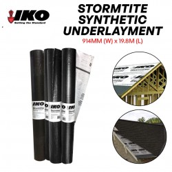 IKO Stormtite Synthetic Underlayment Waterproof Felt Sheet Roofing System 914MM (W) x 19.8M (L)