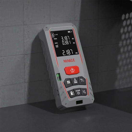 Home Store ''MAKLE'' Laser Distance Meter Range Finder Measurement 100M Home Store ''MAKLE'' Laser Distance Meter Range Finder Measurement 100M