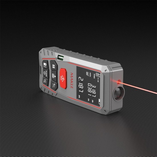 Home Store ''MAKLE'' Laser Distance Meter Range Finder Measurement 100M Home Store ''MAKLE'' Laser Distance Meter Range Finder Measurement 100M