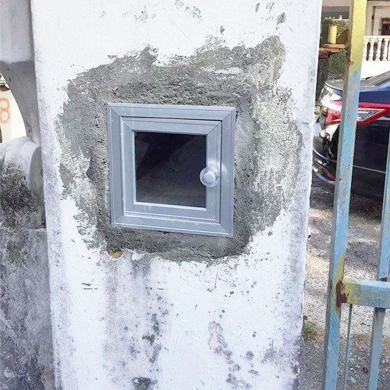 Home Store Aluminium Post Box/Mail Box/Letter Box Front: 95MM (W) x 230MM (H), Back: 230MM (W) x 230MM (H) - 1 SET Home Store Aluminium Post Box/Mail Box/Letter Box Front: 95MM (W) x 230MM (H), Back: 230MM (W) x 230MM (H) - 1 SET