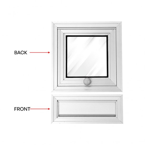 Home Store Aluminium Post Box/Mail Box/Letter Box Front: 95MM (W) x 230MM (H), Back: 230MM (W) x 230MM (H) - 1 SET Home Store Aluminium Post Box/Mail Box/Letter Box Front: 95MM (W) x 230MM (H), Back: 230MM (W) x 230MM (H) - 1 SET