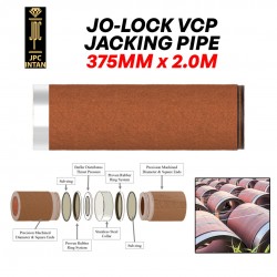 JPC Intan Jo-Lock Vitrified Clay Pipe (VCP) Jacking Pipe Trenchless 375MM (D) x 2.0M (L)