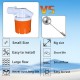 Home Store Eco Automatic Water Level Control Float Valve Top/Side Inlet Nylon + PP (Polypropylene) 1/2'', 3/4'', 1'' - Orange