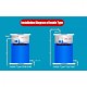 Home Store Automatic Water Level Control Float Valve Top/Side Inlet Nylon 1/2'', 3/4'', 1'' - Blue