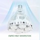 SANSI 40W LED Grow Light Bulb Daylight Full Spectrum Dimmable E27 Base With Remote Control 