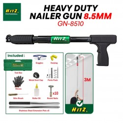 Hitz GN-8510 Heavy Duty Nailer Gun Set 8.5MM C/W Accessories