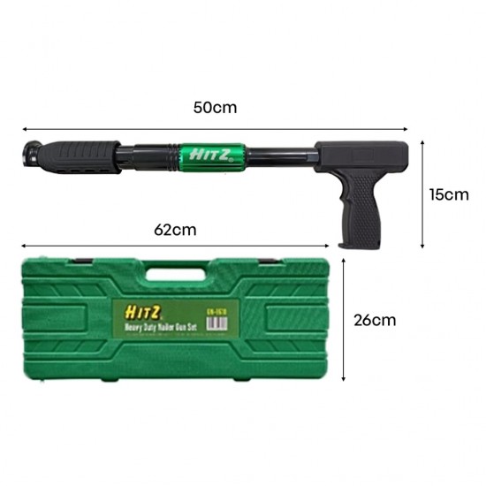 Hitz GN-8510 Heavy Duty Nailer Gun Set 8.5MM C/W Accessories Hitz GN-8510 Heavy Duty Nailer Gun Set 8.5MM C/W Accessories