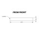 Home Store Precast Compress Slab Full Flat Surface With Hand Slot 600MM (W) x 600MM (L) x 50MM (T) With Reinforment Y10SQ Steel Bars & Fibre Strands - 1PC Home Store Precast Compress Slab Full Flat Surface With Hand Slot 600MM (W) x 600MM (L) x 50MM (T) With Reinforment Y10SQ Steel Bars & Fibre Strands - 1PC