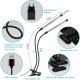 Home Store 'ILED' #AK0511 20W Adjustable 2-Tube Clip-On Light Holder Flexible Clip Clamp Indoor Plant LED Grow Light Red & Blue Spectrum