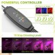 Home Store 'ILED' #AK0511 20W Adjustable 2-Tube Clip-On Light Holder Flexible Clip Clamp Indoor Plant LED Grow Light Red & Blue Spectrum