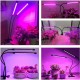 Home Store 'ILED' #AK0511 20W Adjustable 2-Tube Clip-On Light Holder Flexible Clip Clamp Indoor Plant LED Grow Light Red & Blue Spectrum