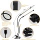 Home Store 'ILED' #AK0513 20W Adjustable 2-Tube Clip-On Light Holder Flexible Clip Clamp Indoor Plant LED Grow Light Full Spectrum