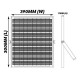 BSLight BSSLFL-1200 LED Solar Flood Light Glory Lens Series with IP65 Waterproof Monocrystalline Silicon Solar Panel - 200W (SIRIM)