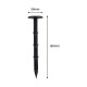Home Store Weedmat PVC Locking Spike Peg 30MM (D) x 150MM 6'' (L) Black - 10PCS