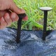 Home Store Weedmat PVC Locking Spike Peg 30MM (D) x 150MM 6'' (L) Black - 10PCS