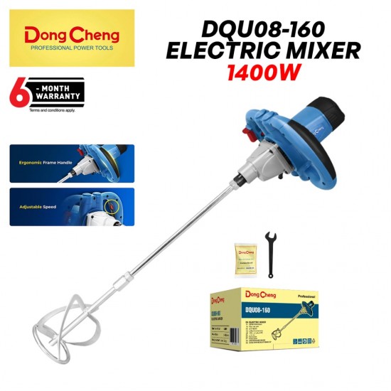 DongCheng DQU08-160 Electric Mixer C/W Stirrer 1400W