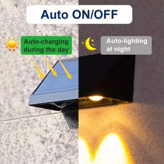 Suriang YH0622 Solar Wall Light IPX4 Waterproof LED Warm White Decorative Wall Light Suriang YH0622 Solar Wall Light IPX4 Waterproof LED Warm White Decorative Wall Light