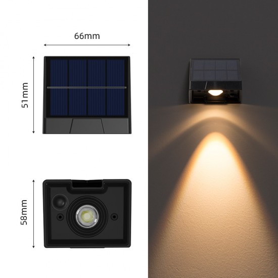 Suriang YH0622 Solar Wall Light IPX4 Waterproof LED Warm White Decorative Wall Light Suriang YH0622 Solar Wall Light IPX4 Waterproof LED Warm White Decorative Wall Light