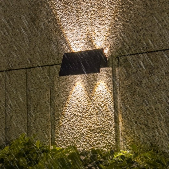 Suriang YH0616 Solar Wall Light IP65 Waterproof LED Warm White Decorative Wall Light Suriang YH0616 Solar Wall Light IP65 Waterproof LED Warm White Decorative Wall Light
