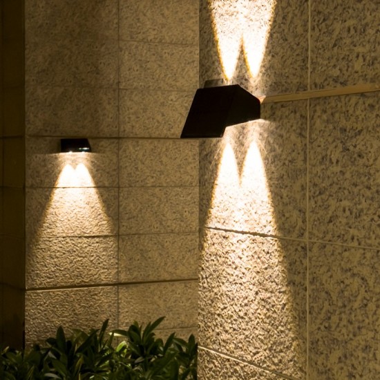 Suriang YH0616 Solar Wall Light IP65 Waterproof LED Warm White Decorative Wall Light Suriang YH0616 Solar Wall Light IP65 Waterproof LED Warm White Decorative Wall Light