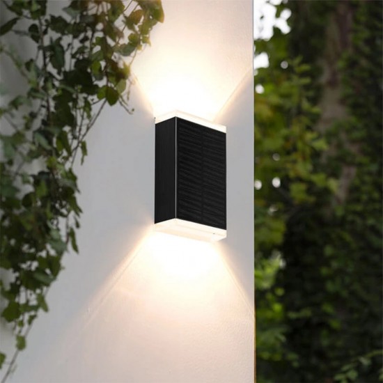 Suriang YH0630 Solar Wall Light IPX4 Waterproof LED Warm White Decorative Wall Light Suriang YH0630 Solar Wall Light IPX4 Waterproof LED Warm White Decorative Wall Light
