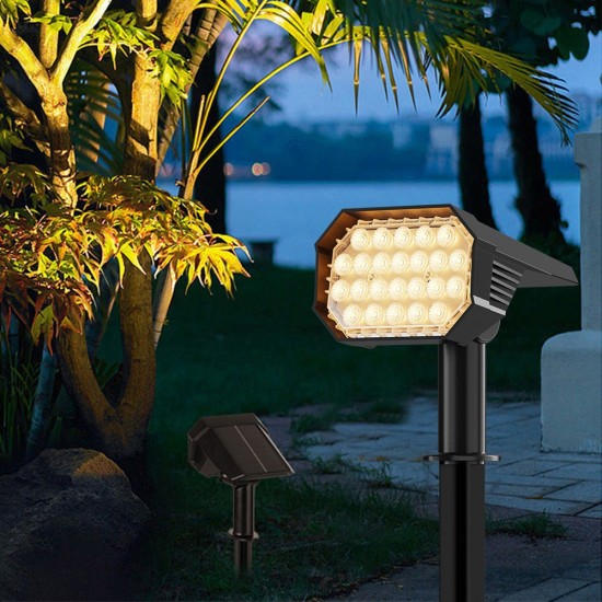 Suriang YH0528A Solar Garden Spotlight IPX4 Waterproof LED Warm White Light Suriang YH0528A Solar Garden Spotlight IPX4 Waterproof LED Warm White Light