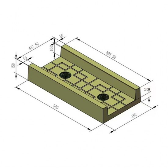 Home Store Type 1 Joiner PP Polypropylene Vegetable Gardening Pavement Mould For Slab Size 450MM (W) x 900MM (L) x 150MM (H) Home Store Type 1 Joiner PP Polypropylene Vegetable Gardening Pavement Mould For Slab Size 450MM (W) x 900MM (L) x 150MM (H)