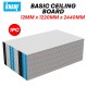 Knauf Basic Gypsum Plasterboard Tapered Edge 12.0MM (T) x 1220MM 4' (W) x 2440MM 8' (L)