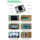 Selamat Solar Raised Pavement Marker Road Stud Flashing Mode IP68 Waterproof 125MM (L) x 104MM (W) x 22MM (T) - Blue/ Green/ Red/ White/ Yellow
