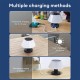Suriang YH1901A Type-C Rechargeable LED Solar Table Light 4000K Cool White IP54 Waterproof For Indoor & Outdoor