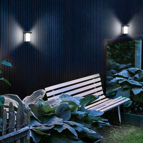 Suriang YH0619-PIR Solar Wall Light With Motion Sensor IPX4 Waterproof LED Cool White Decorative Wall Light