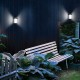 Suriang YH0619-PIR Solar Wall Light With Motion Sensor IPX4 Waterproof LED Cool White Decorative Wall Light