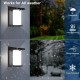 Suriang YH0619-PIR Solar Wall Light With Motion Sensor IPX4 Waterproof LED Cool White Decorative Wall Light