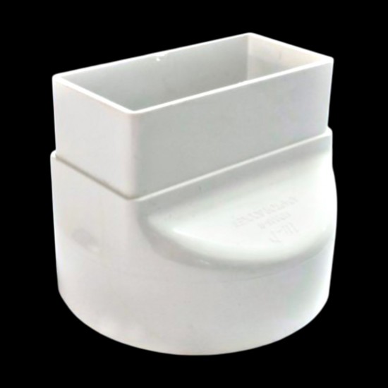 Middy RWDP100 UPVC Rain Water Down Pipe Fittings - Adaptor Socket 2'' x 4'' Middy RWDP100 UPVC Rain Water Down Pipe Fittings - Adaptor Socket 2'' x 4''