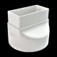 Middy RWDP100 UPVC Rain Water Down Pipe Fittings - Adaptor Socket 2'' x 4'' Middy RWDP100 UPVC Rain Water Down Pipe Fittings - Adaptor Socket 2'' x 4''