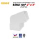 Middy RWDP100 UPVC Rain Water Down Pipe Fittings - Bend 105º 2'' x 4'' Middy RWDP100 UPVC Rain Water Down Pipe Fittings - Bend 105º 2'' x 4''