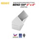 Middy RWDP100 UPVC Rain Water Down Pipe Fittings - Bend 135º 2'' x 4'' Middy RWDP100 UPVC Rain Water Down Pipe Fittings - Bend 135º 2'' x 4''