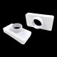 Middy RWDP100 UPVC Rain Water Down Pipe Fittings - End Cap 2'' x 4'' C/W 25MM Hole Middy RWDP100 UPVC Rain Water Down Pipe Fittings - End Cap 2'' x 4'' C/W 25MM Hole