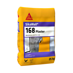 SikaWall 168 Plaster High Performance Cementitious Fine Render 25KG (Grey)