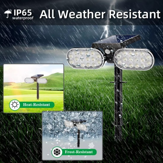 Suriang YH0518-PIR Solar Spotlight With Motion Sensor IP65 Waterproof LED Warm White Light Suriang YH0518-PIR Solar Spotlight With Motion Sensor IP65 Waterproof LED Warm White Light