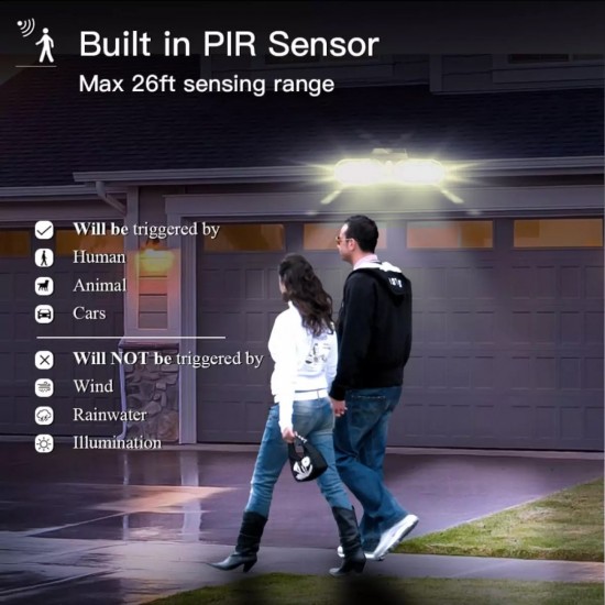Suriang YH0518-PIR Solar Spotlight With Motion Sensor IP65 Waterproof LED Warm White Light Suriang YH0518-PIR Solar Spotlight With Motion Sensor IP65 Waterproof LED Warm White Light