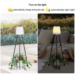 Suriang YH2401 Solar Floor Plant Grow Light IP65 Waterproof LED Warm White Light + RGB Suriang YH2401 Solar Floor Plant Grow Light IP65 Waterproof LED Warm White Light + RGB