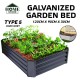 Home Store Type 5 Galvanized Raised Garden Bed 1200MM (L) x 900MM (W) x 300MM (H) - Rectangular Dark Grey Home Store Type 5 Galvanized Raised Garden Bed 1200MM (L) x 900MM (W) x 300MM (H) - Rectangular Dark Grey