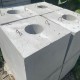 Home Store Precast Concrete Bollard Footing Base 375MM (L) x 375MM (W) x 450MM (H) Home Store Precast Concrete Bollard Footing Base 375MM (L) x 375MM (W) x 450MM (H)