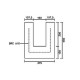 Home Store Precast Concrete Bollard Footing Base 375MM (L) x 375MM (W) x 450MM (H) Home Store Precast Concrete Bollard Footing Base 375MM (L) x 375MM (W) x 450MM (H)