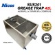 Nices DNGT42 SUS 201 Grease Trap 460MM (L) x 310MM (W) x 310MM (H) 42L Nices DNGT42 SUS 201 Grease Trap 460MM (L) x 310MM (W) x 310MM (H) 42L