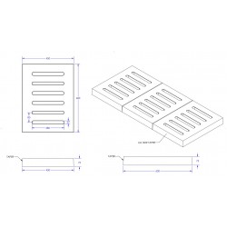 Home Store Precast Compress Slab With Reinforment Y10SQ Steel Bars & Fibre Strands 450MM (W) x 600MM (L) x 75MM (T) Home Store Precast Compress Slab With Reinforment Y10SQ Steel Bars & Fibre Strands 450MM (W) x 600MM (L) x 75MM (T)