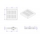 Home Store Precast Compress Slab With Reinforment Y10SQ Steel Bars & Fibre Strands 600MM (W) x 600MM (L) x 75MM (T) Home Store Precast Compress Slab With Reinforment Y10SQ Steel Bars & Fibre Strands 600MM (W) x 600MM (L) x 75MM (T)
